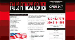 Desktop Screenshot of fallsfitnesscenter.com